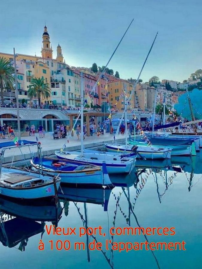 Menton, Centre Historique, Vue Mer Eksteriør bilde